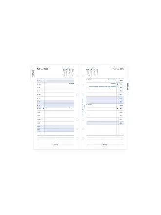 FILOFAX | Recharge d'agenda mensuelle Allemand Personal 2026 | 